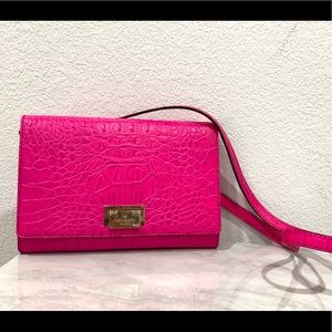 Kate Spade Pink Crocodile crossbody